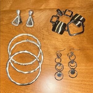 Elegant Silver tone Jewelry Set for Women